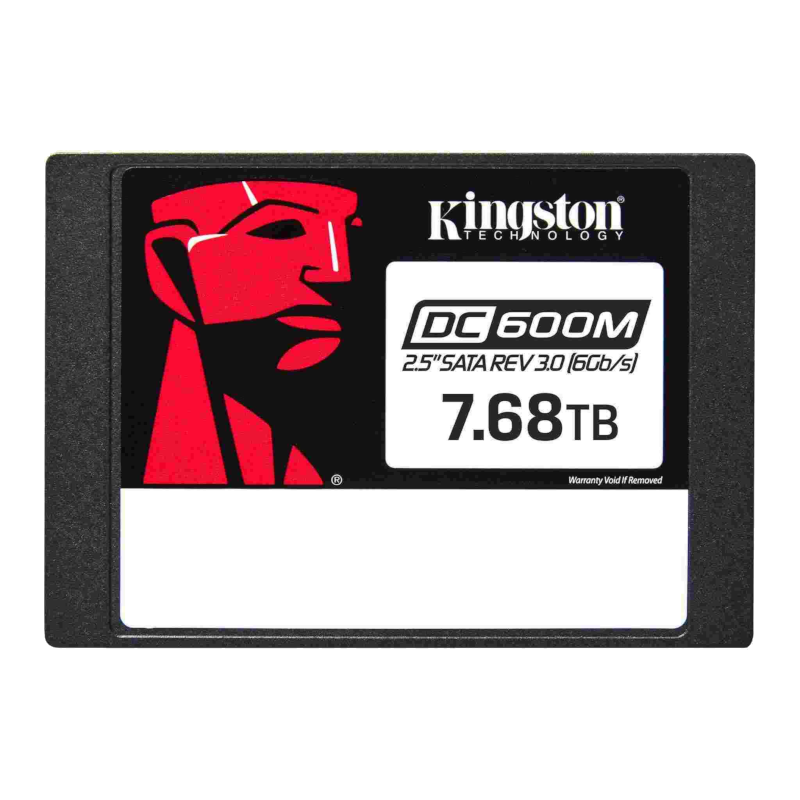 Накопичувач SSD Kingston 2.5" 7.68TB DC600M SATA Enterprise (SEDC600M/7680G)